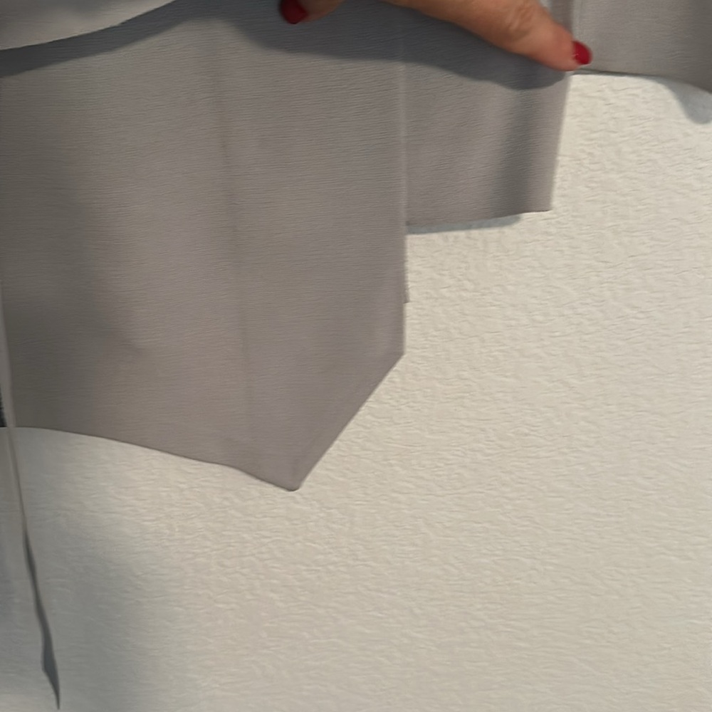 Safiyaa beautiful gray tunic belted off shoulder top 8 - Picture 5 of 15